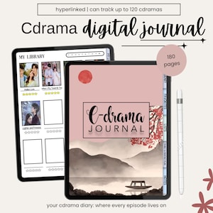 Digital C-Drama Journal, C-Drama Tracker, Digital Asian Drama Journal, Drama Review, Chinese Drama Tracker, Goodnotes & Notability, A4