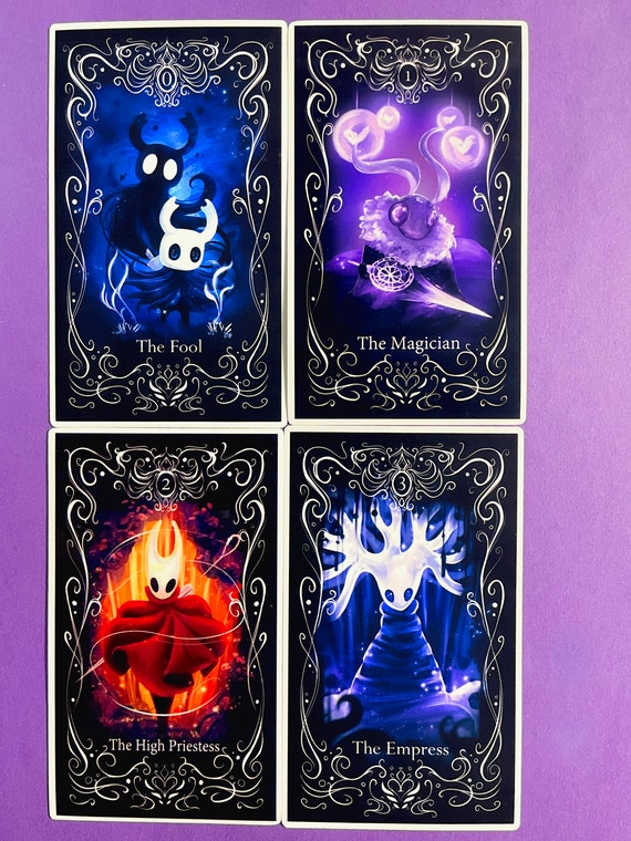 Hollow Knight Inspired Tarot Card Jumbo Vinyl Waterproof Stickers