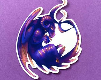 Starry Dragon Vinyl Waterproof Sticker