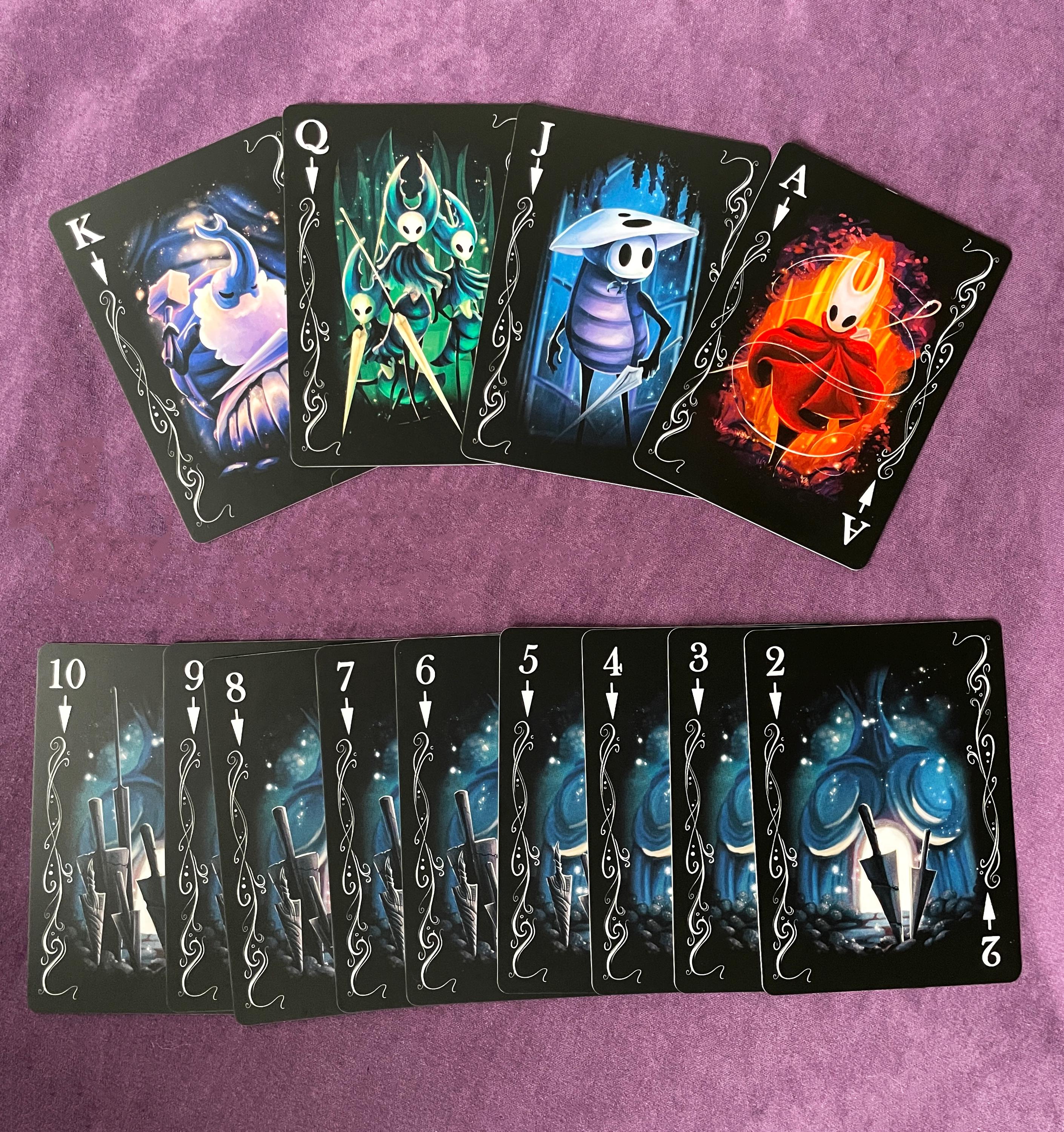 VOID トランプデッキ | 54枚入り、ポーカーサイズ、Hollow Knight に
