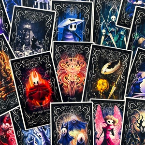 Holle ridder geïnspireerde tarotkaart jumbo vinyl waterdichte stickers