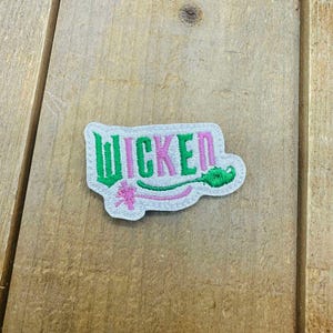 WICKED Feltie Designs, For Good Feltie Design, Felties, Hairclips, Felties Designs, Halloween Feltie Design
