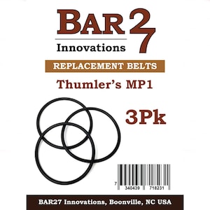 3 PACK Replacement Drive Belts for Thumler&#39;s Rock Tumbler Model MP-1