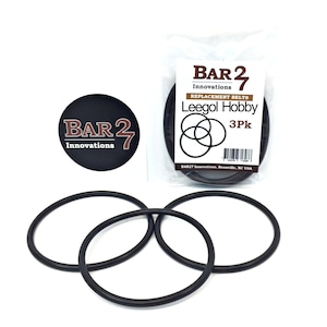 3 Pack Replacement Drive Belts Leegol Electric Hobby Series Rock Tumbler Blue Model Only Single or Dual Drum