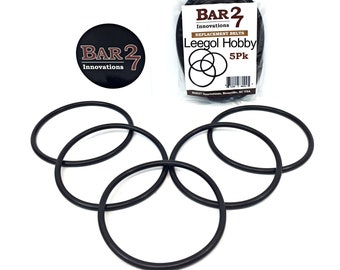 Correas de transmisión para pulidora de rocas Leegol Hobby (paquete de 5) (solo modelos azules)