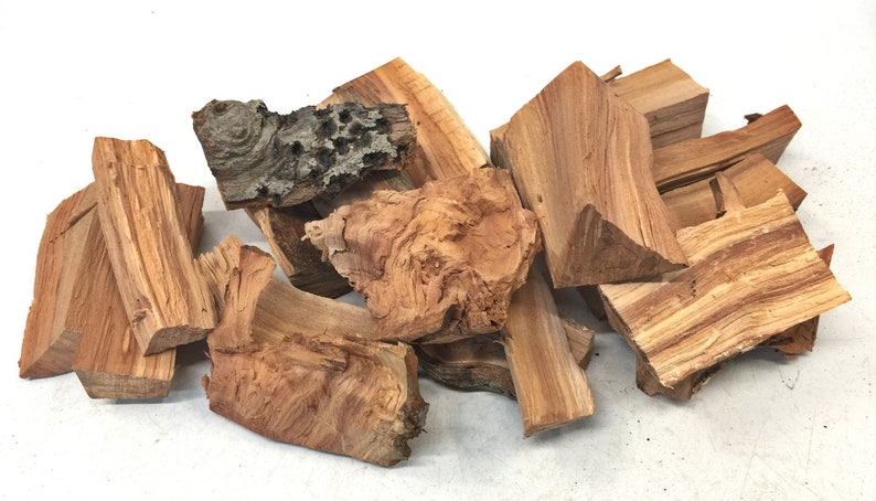 Eli/'s Wood Chunks APPLE CHIPS 2lb Bbq Smoker Meat Smoking Grilling USA