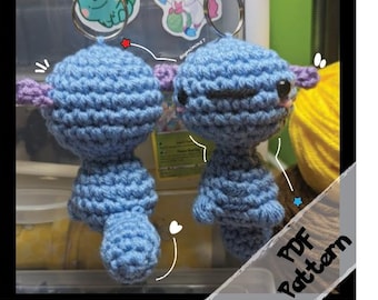 Chibi Wooper Keychain Crochet Pattern PDF
