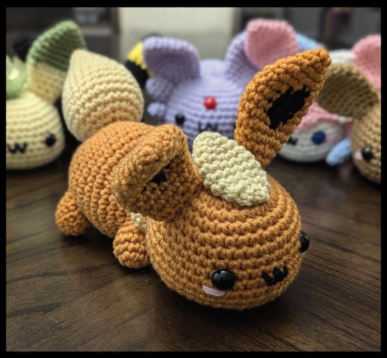 Sploot Pattern Eeveelution Crochet Sploot Set - Patterns - Etsy