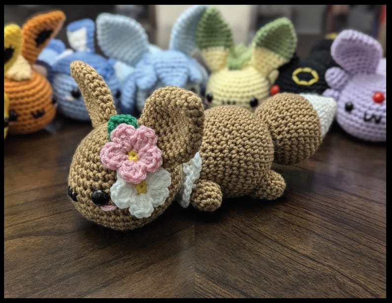 Sploot Pattern Eeveelution Crochet Sploot Set - Patterns - Etsy