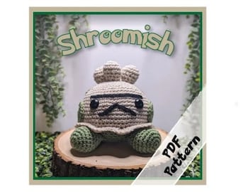 Shroomish Crochet Pattern PDF