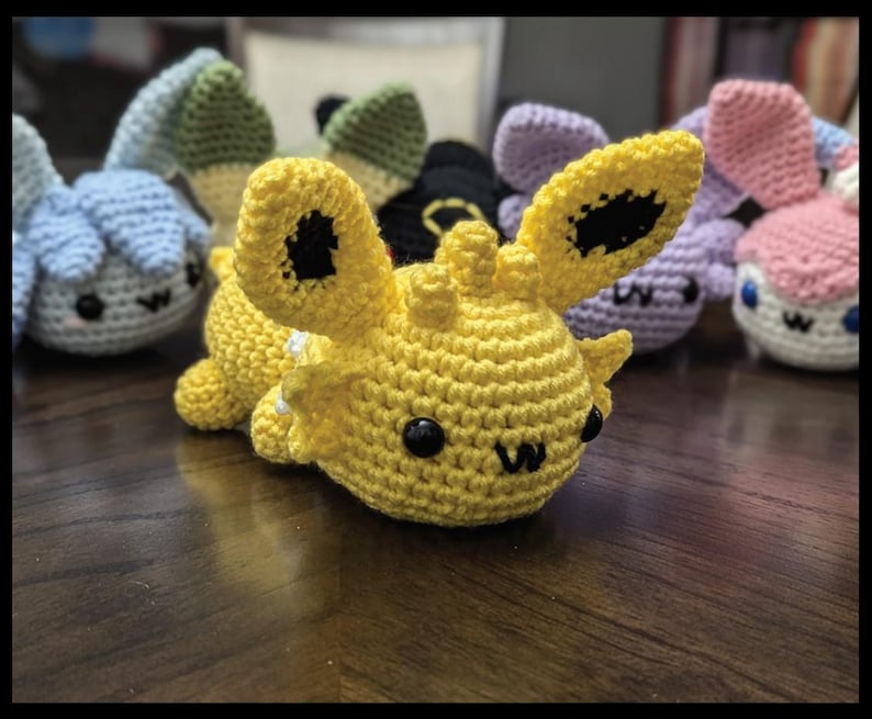Sploot Pattern Eeveelution Crochet Sploot Set - Patterns - Etsy