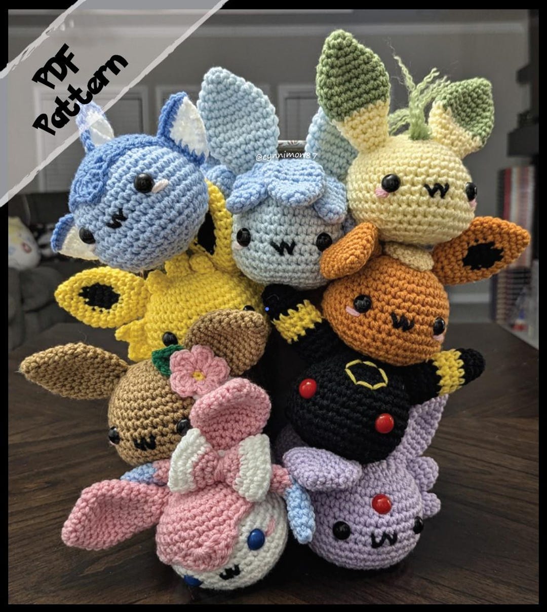 Sploot Pattern Eeveelution Crochet Sploot Set - Patterns - Etsy
