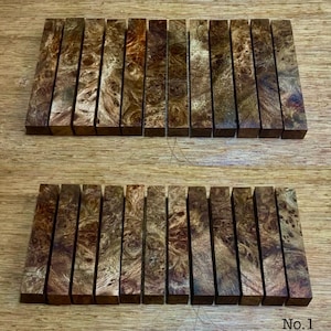 Ébauche de stylo en loupe de Kalappia – Ébauche de tournage en bois exotique indonésien