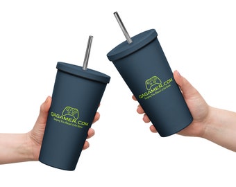 QAGamer Insulated Tumbler w/ Straw (G)