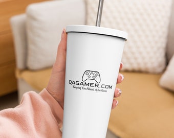 QAGamer Insulated Tumbler w/ Straw (B)