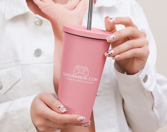 QAGamer Insulated Tumbler w/ Straw (W)