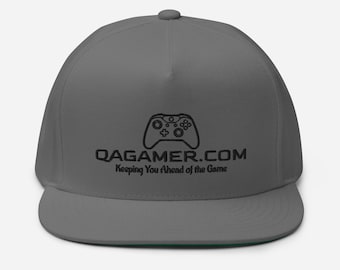 QAGamer Flat Bill Cap (B)