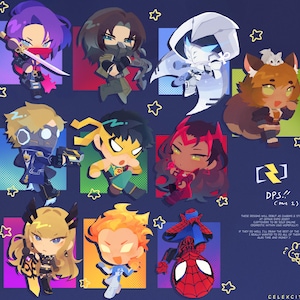 Marvel Rivals Fullbleed Acrylic 2" Charms image 3