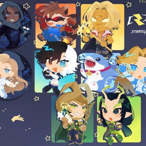 Marvel Rivals Fullbleed Acrylic 2" Charms image 5