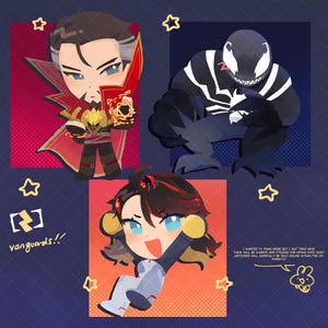 Marvel Rivals Fullbleed Acrylic 2" Charms image 4