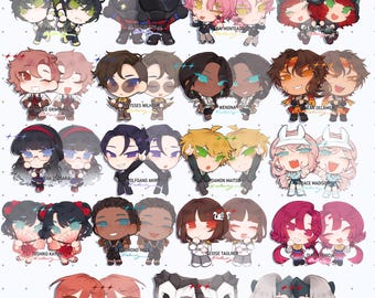 プロジェクト エデンの庭 2インチ グリッター アクリル チャーム