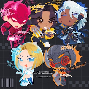 Marvel Rivals Fullbleed Acrylic 2" Charms image 6