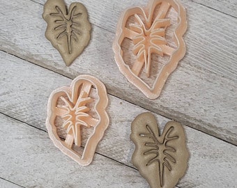 Anthurium | Tropical Leaf | Plants | Polymer Clay Shape Cutter | Embossing Cutters | Earring Cutters | Fondant | Ceramic | Soap | Cookie