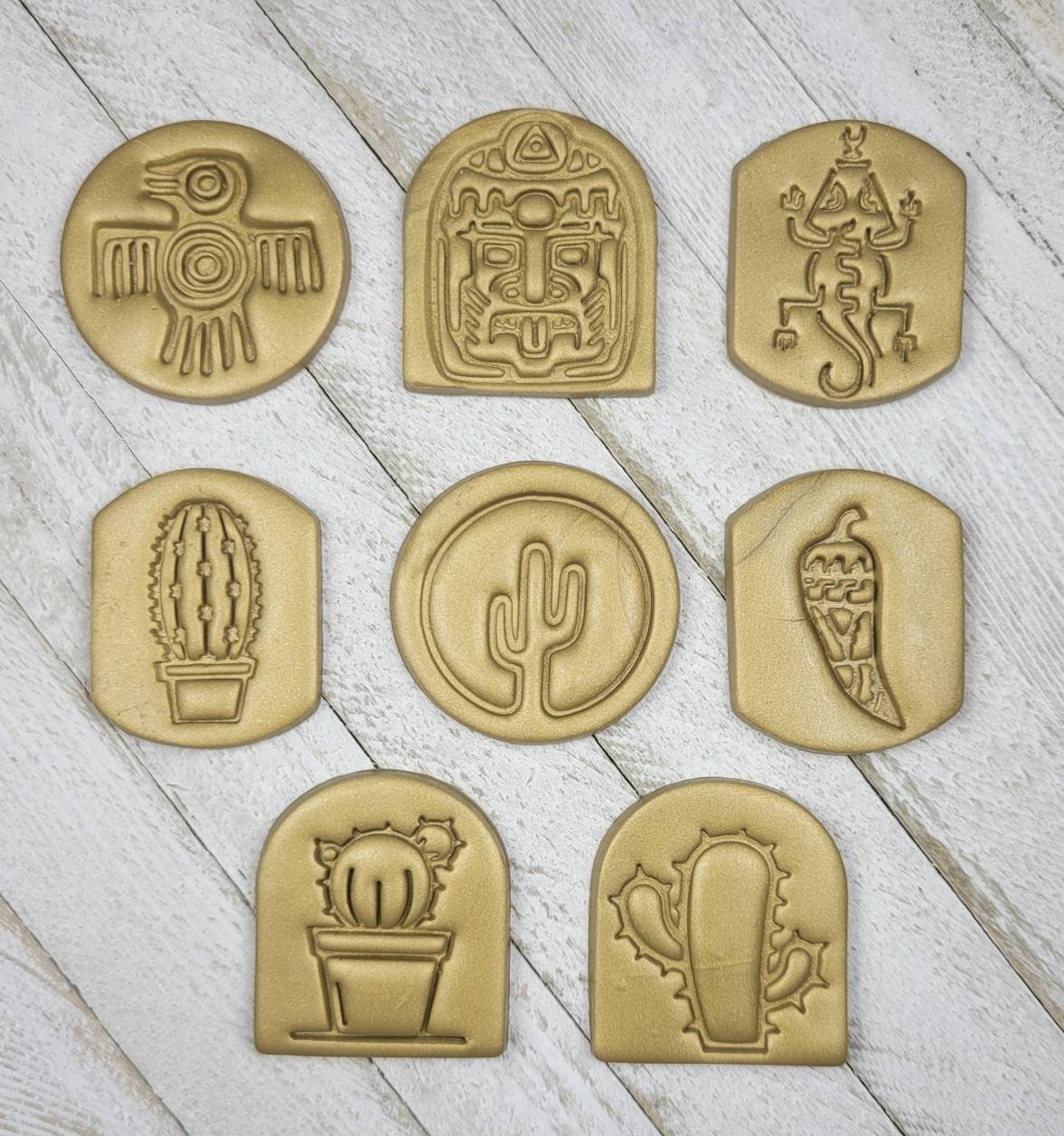 ImpressArt CHACANA Metal Stamp 6mm, Southwest Design, Metal Stamping Tool,  Incan Cross Hand Stamp, Stamps Metal, Clay and Leather