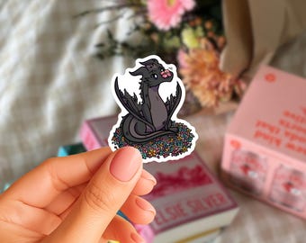 Adesivo do Dragão Abraxos | Decalque para Amantes de Trono de Vidro