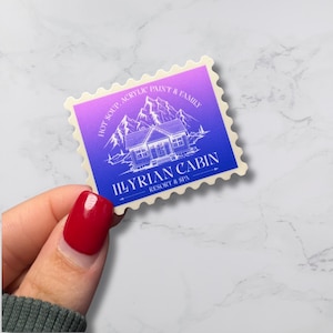 Illyrian Cabin Sticker | ACOTAR Stickers | Booktok Sticker | Kindle Stickers | Book Lover | Gifts for Readers | Bookish Sticker | ACOTAR