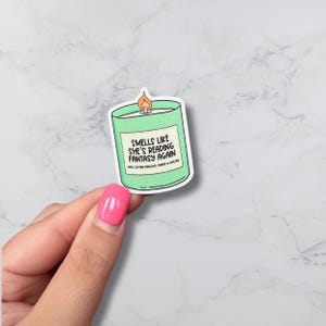 PREORDER | Smells Like Fantasy Sticker | Booktok Stickers | Fantasy Sticker | Kindle Stickers | Book Lover | Bookish Stickers | Stickers