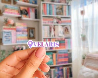 Velaris ACOTAR Bookish Sticker | Laptop Decal, Journal Accessory
