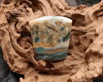 Blue Rock Candy Cabochon, suitable for jewelry or display #BRC075