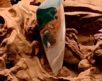 Idaho Sunset jasp/agate Cabochon, suitable for jewelry or display  #ISC 258