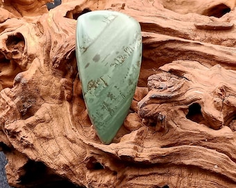 Double-Mint Picture Jasper Cabochon, suitable for jewelry or display  #DMJ 055