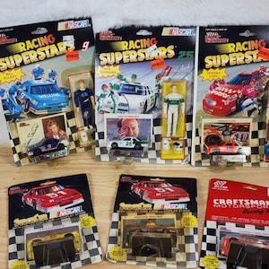 Vintage Nascar Stock Car Set - Etsy