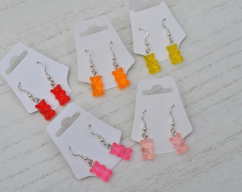 Gummy Bear Charm Earrings