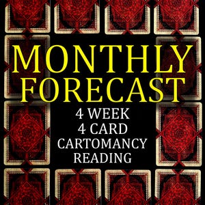 4-Week Monthly Forecast Psychic Reading: Same Day Delivery
