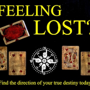 Feeling Lost Same Day General Playing Cards - Holen Sie sich Richtung und finden Sie Ihre Bestimmung mit dem Original Tarot: Traditionelle Spielkarten