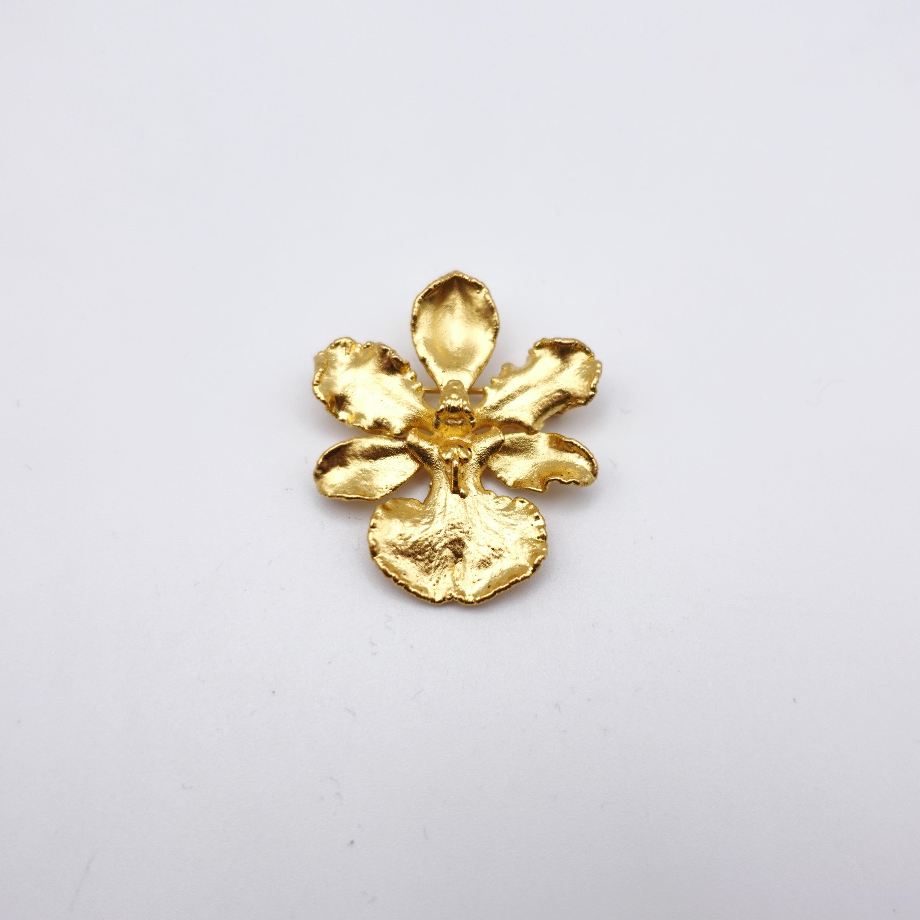 Singapore orchid brooch - Etsy 日本