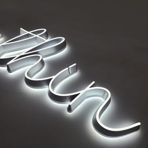 Custom Storefront Sign, 3D Illuminated Sign Letters,Custom LED Letter Signage, Advertising Logo Sign, Personalized Ultra-thin Lettering
