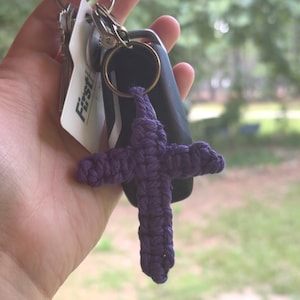 Christian Cross Keychain - Religious Gift, Faith Keyring, Inspirational Accessory