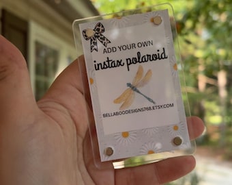 Polaroid Photo Car Visor Clip - Acrylic Car Photo Holder, Personalized Picture Display, Horizontal or Vertical - Gift for Him or Her