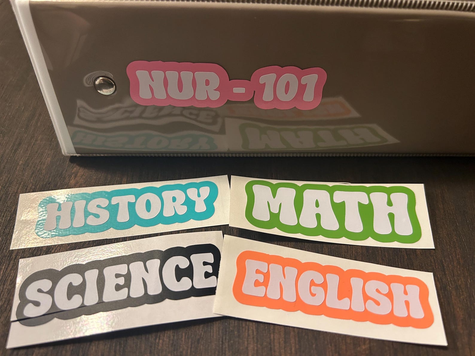 School Notebook Subject Labels | Back to School | Organization Labels ...