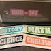 School Notebook Subject Labels | Back to School | Organization Labels ...