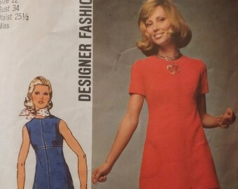 Simplicity 9456 Misses' Dress or Tunic and Pants Vintage Pattern