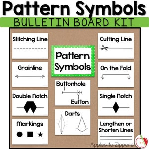 Pattern Symbols Bulletin Board Kit