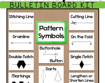 Pattern Symbols Bulletin Board Kit