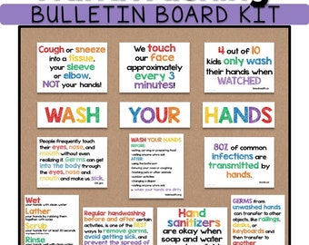 Wash Your Hands Bulletin Board Kit
