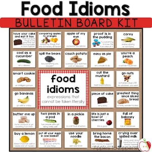 Food Idioms Bulletin Board Kit